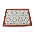 Tapis de cuisson de macaron en silicone en silicone en fibre de verre personnalisé